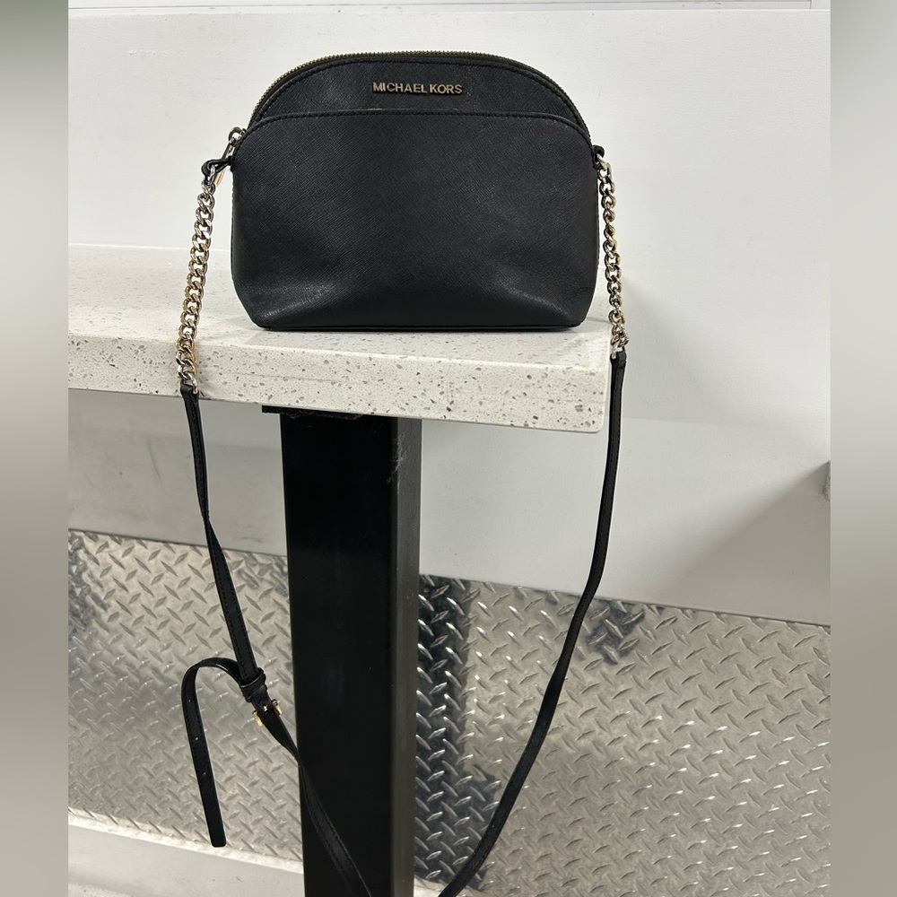 Michael Kors Crossbody Bag with Gold Details